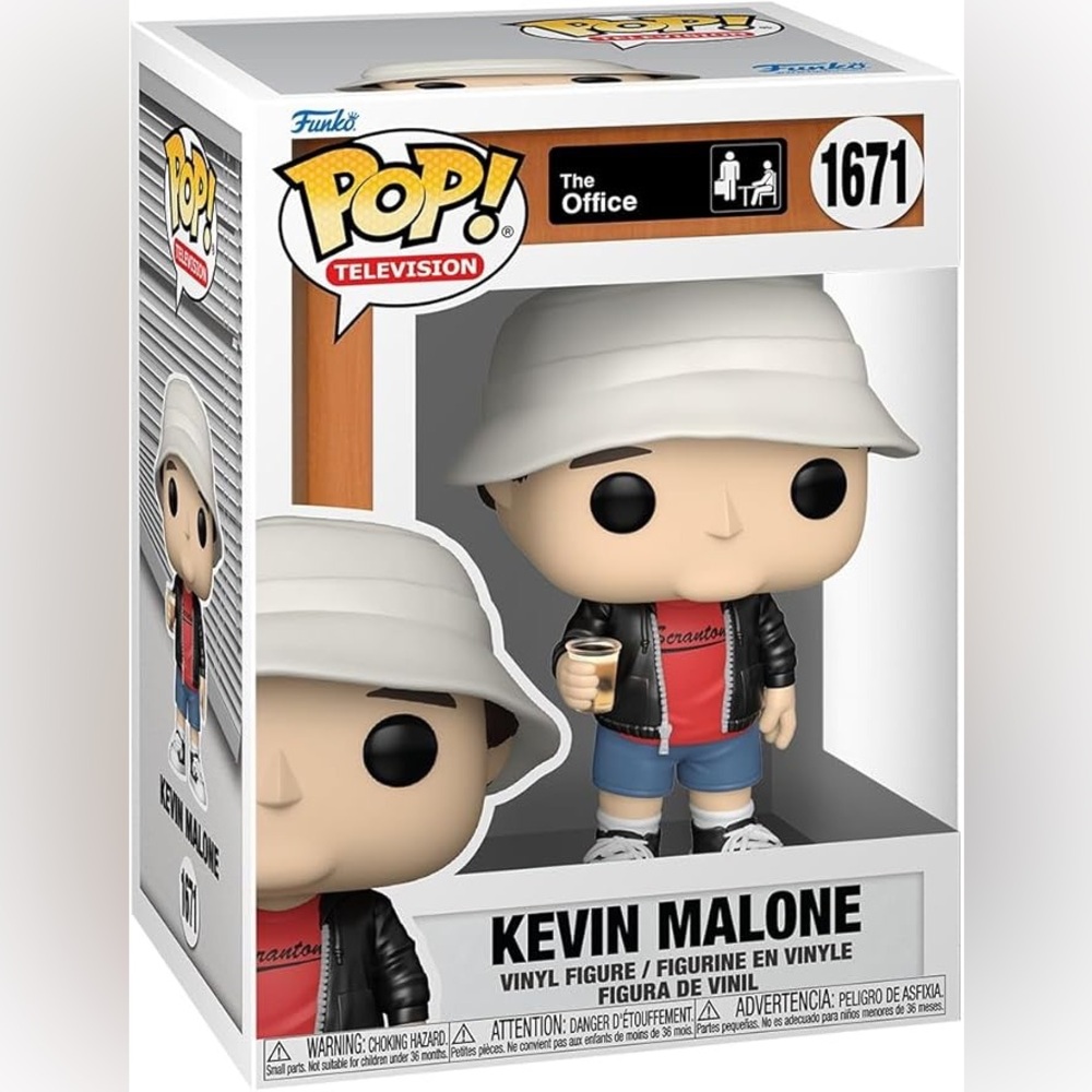 Funko Pop! Kevin Malone with White Hat and Black Jacket #1671